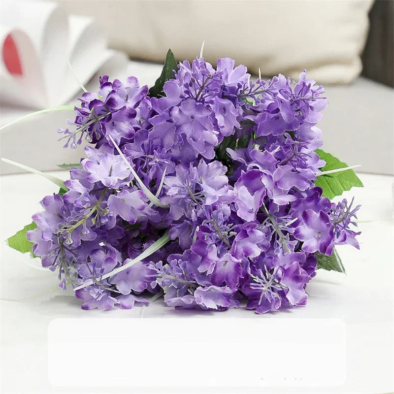 bouquet de jacinthes artificielles pour décoration florale élégante - vue 7 sur 13