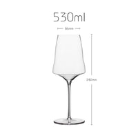 Verre champagne cristal soufflé main style josephinen