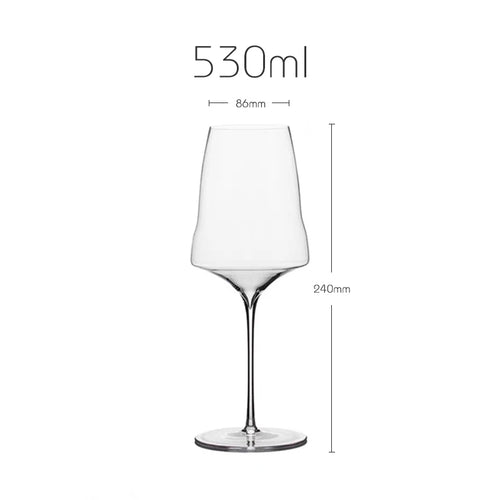 Verre champagne cristal soufflé main style josephinen