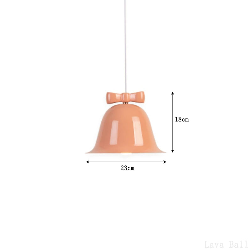 suspension modernes en forme de cloche avec nœud décoratif - vue 13 sur 20
