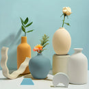 1pc ceramic vase works of art, living room bedroom study cafe and other ornaments, gifts for lovers during festivals.