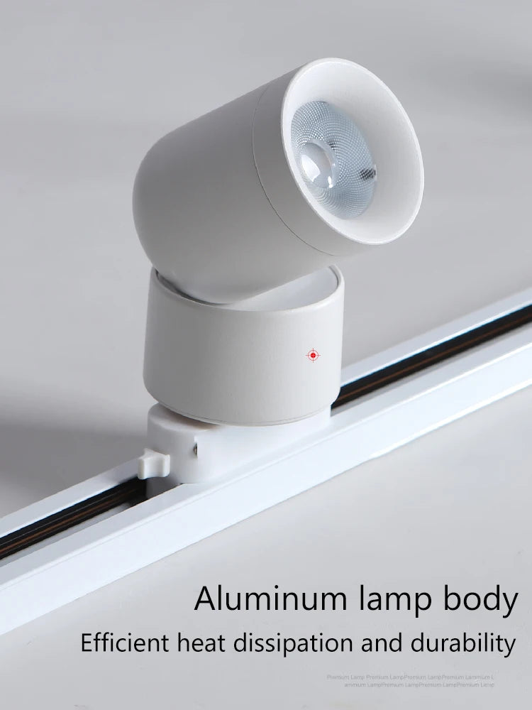 led éclairage sur rail pour magasin foco projecteur - vue 6 sur 13