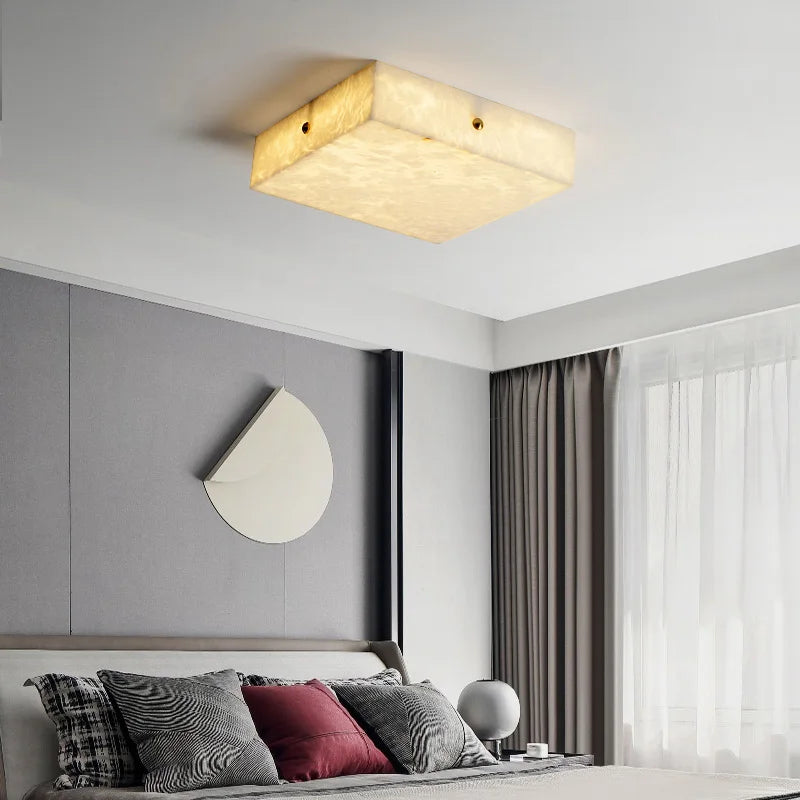 plafonnier en cuivre moderne style chinois pour intérieur élégant - vue 3 sur 9