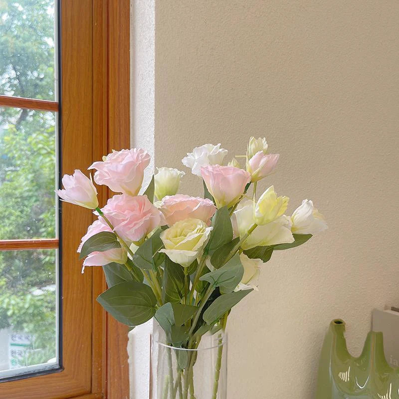 grandes roses artificielles en soie pour décorations diverses - vue 4 sur 10