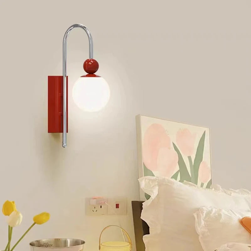 style lampe led murale métal gradation variable - vue 5 sur 8