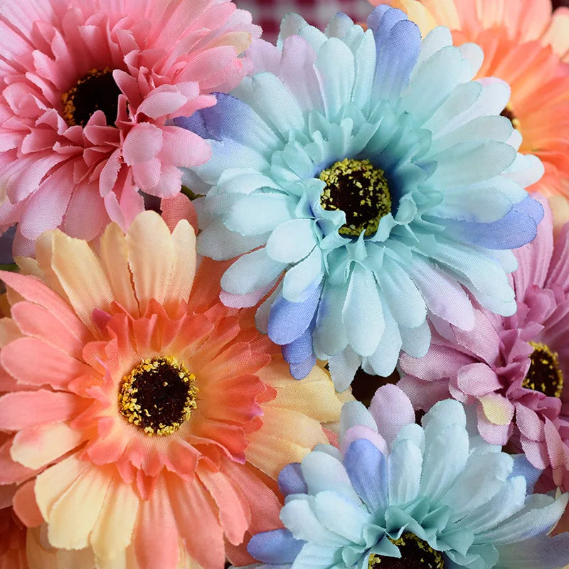 fleurs de gerbera artificielles pour décoration de fête et mariage - vue 3 sur 13