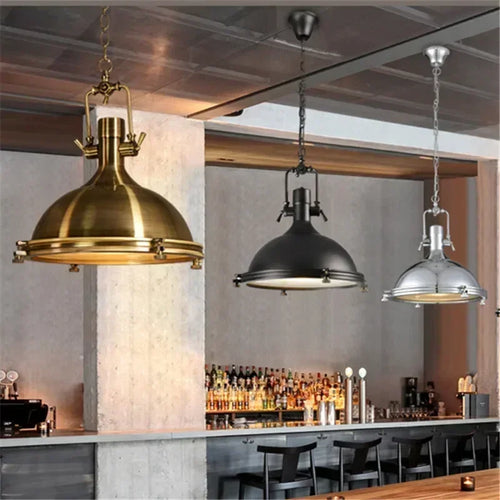 suspension industrielle rétro pour décoration moderne intérieure - vue 6 sur 17