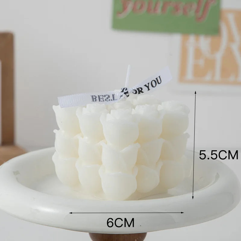 bougie parfumée big cube pour décoration moderne et aromathérapie - vue 17 sur 39