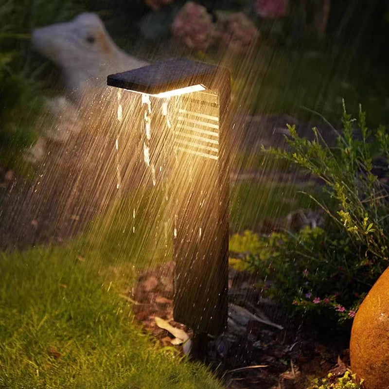 Le jardin solaire allume l'extérieur étanche lumière LED décoration voie paysage borne solaire pelouse lumières pour cour passerelle 2200mAh - vue 3 sur 8