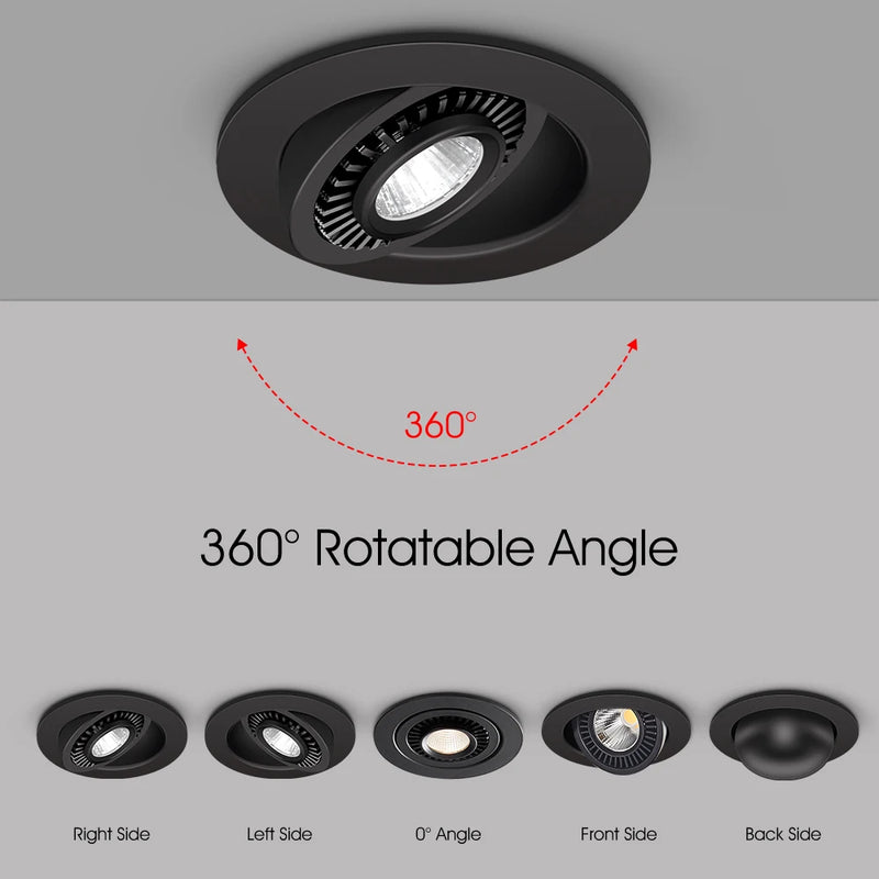 Spot lumineux LED encastrable au plafond