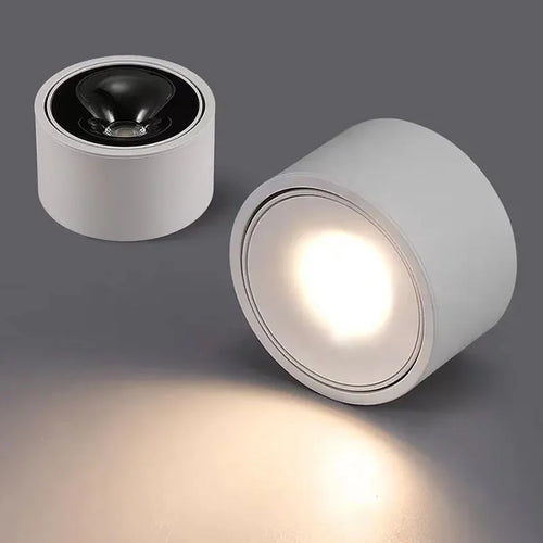 Ultra-bright adjustable angle COB LED spotlight for indoor lighting - vue 5 sur 9