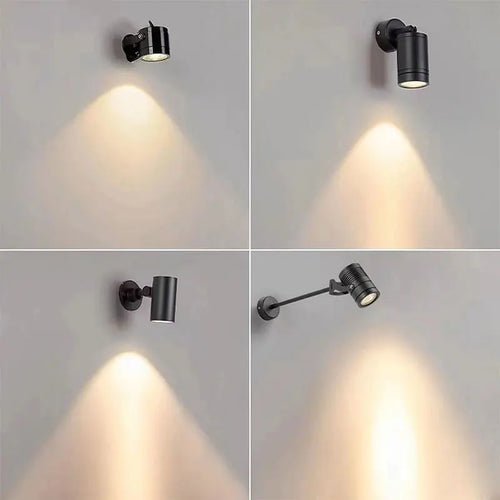 Waterproof adjustable LED outdoor wall light for signs - vue 4 sur 14