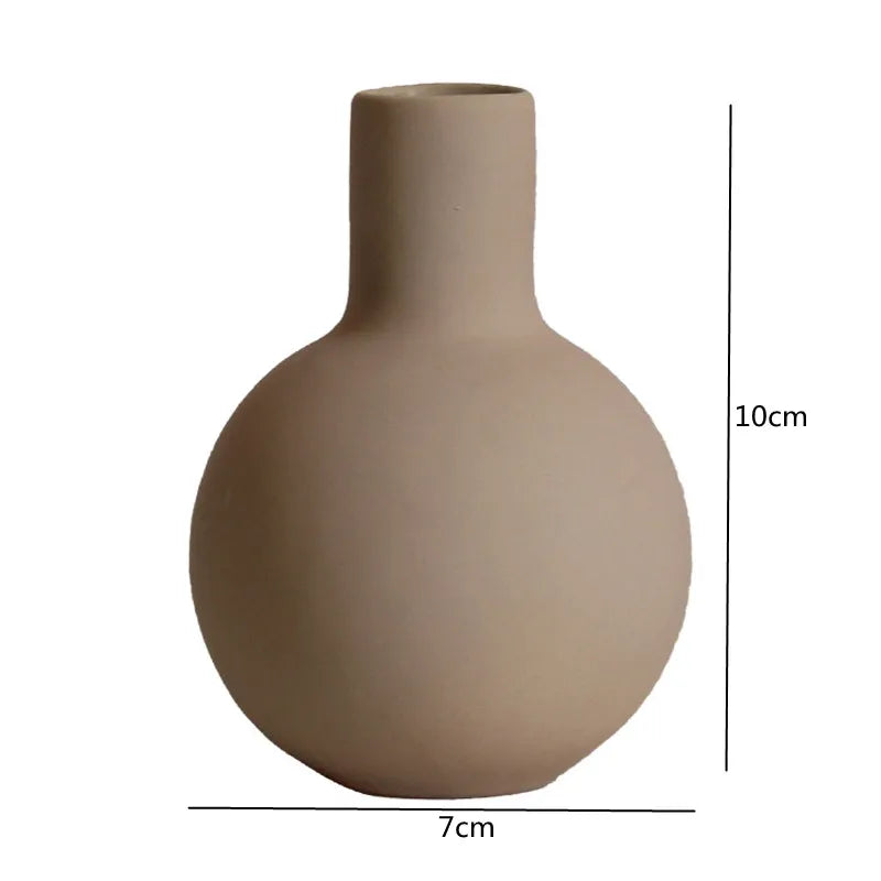 vase en céramique artisanale pour fleurs séchées décoratif et créatif - vue 14 sur 16
