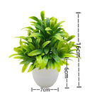 plante artificielle en pot pour décoration de bureau et jardin