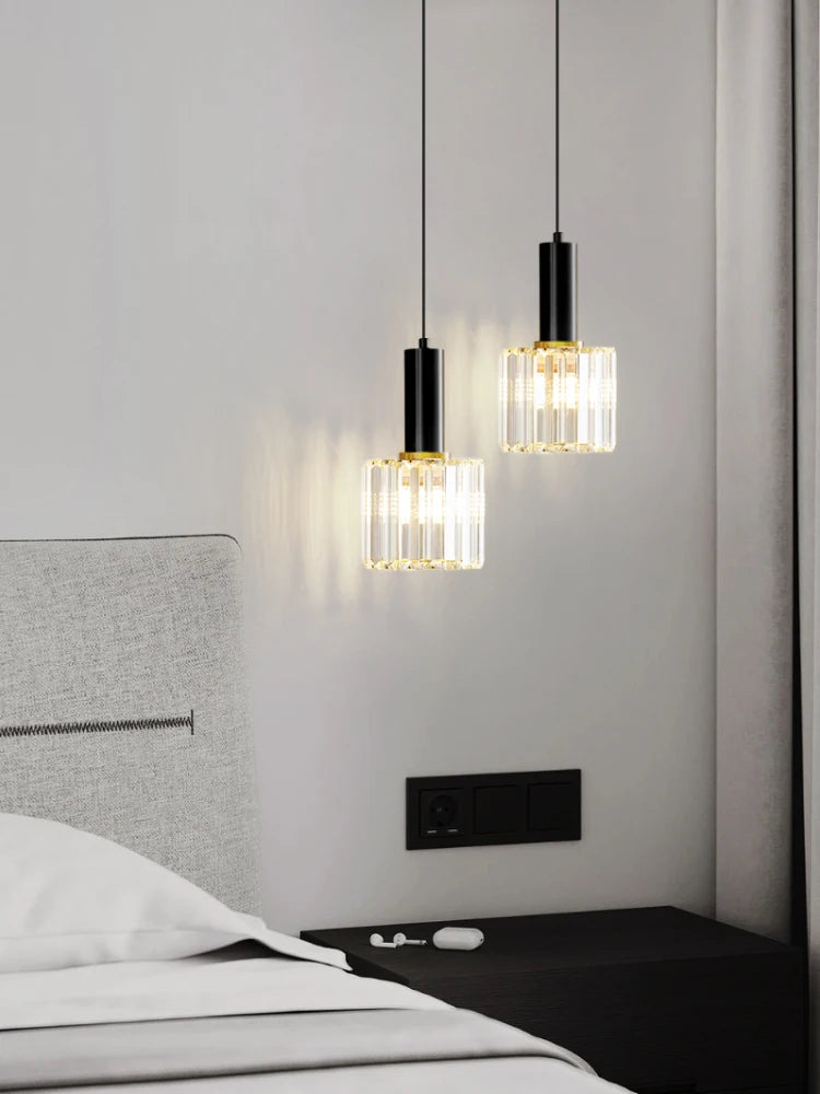 lustre en cristal de luxe design moderne pour éclairage intérieur - vue 4 sur 9