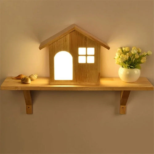 applique murale créatives modernes en bois pour enfants - vue 3 sur 8
