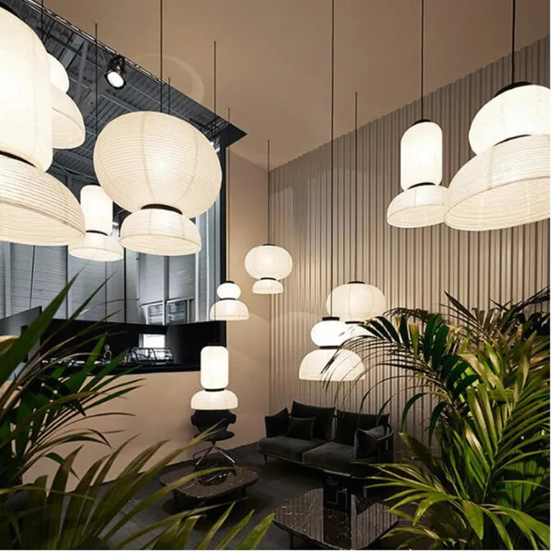 suspension en papier de riz au design danois pour décoration intérieure - vue 4 sur 9