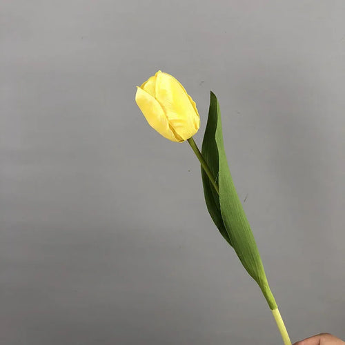 Set of 5 artificial tulips for realistic decoration - vue 10 sur 11