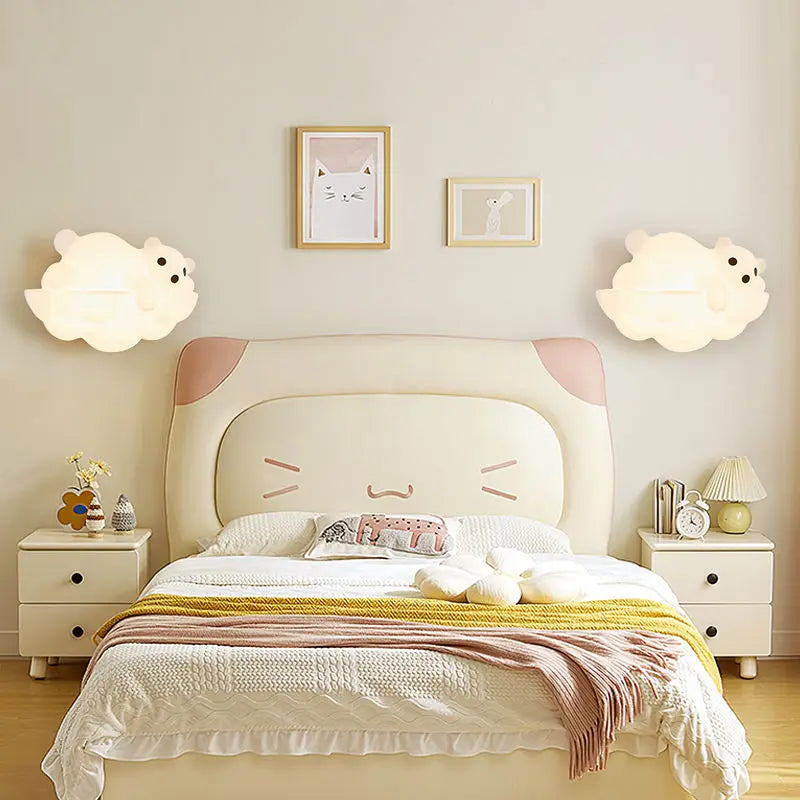 applique murale décorative en forme d'ours polaire idéale pour intérieur