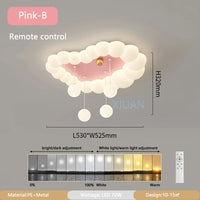 Plafonnier nordique en forme de nuage