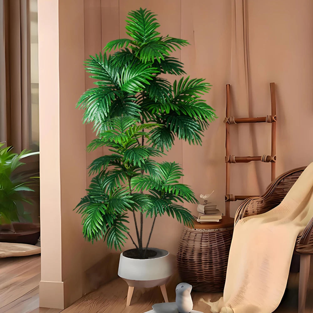 grand palmier artificiel tropical pour décoration intérieure et extérieure - vue 5 sur 9