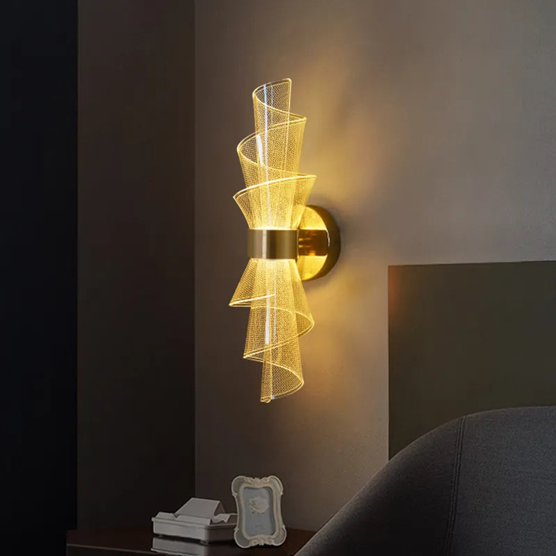 Applique murale LED nordique luxe - vue 2 sur 9