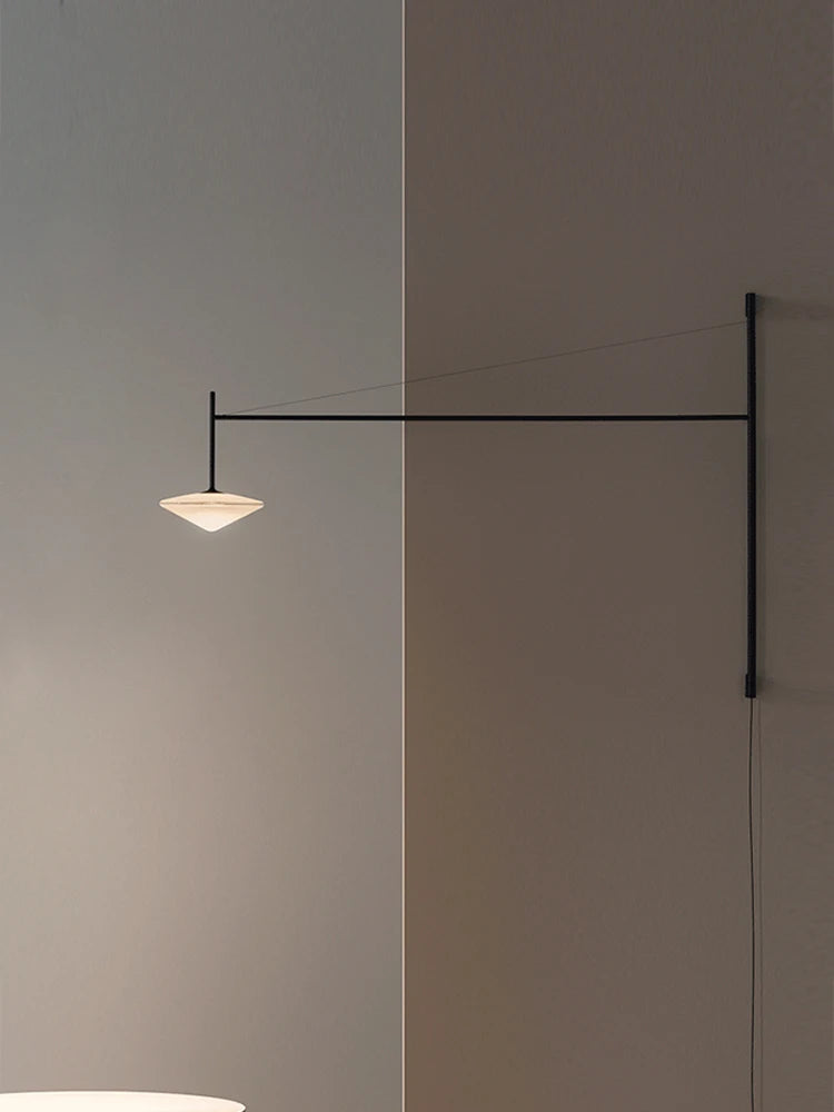 Applique murale industrielle minimaliste à bras oscillant - vue 4 sur 11