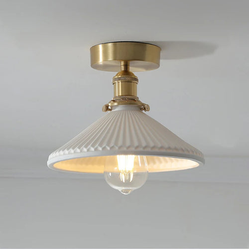 Lustre en céramique japonais éclairage pour cuisine salle à manger Restaurant Bar chevet nordique luxe Led lustre plafonnier - vue 5 sur 11