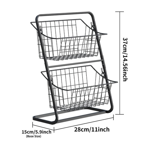 Fruit basket,,vegetable basket,Kitchen countertop storage basket,Wire removable storage rack,Spices and snack racks