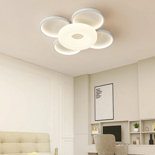 Modern nordic LED atmospheric minimalist living room lamp - vue 5 sur 10