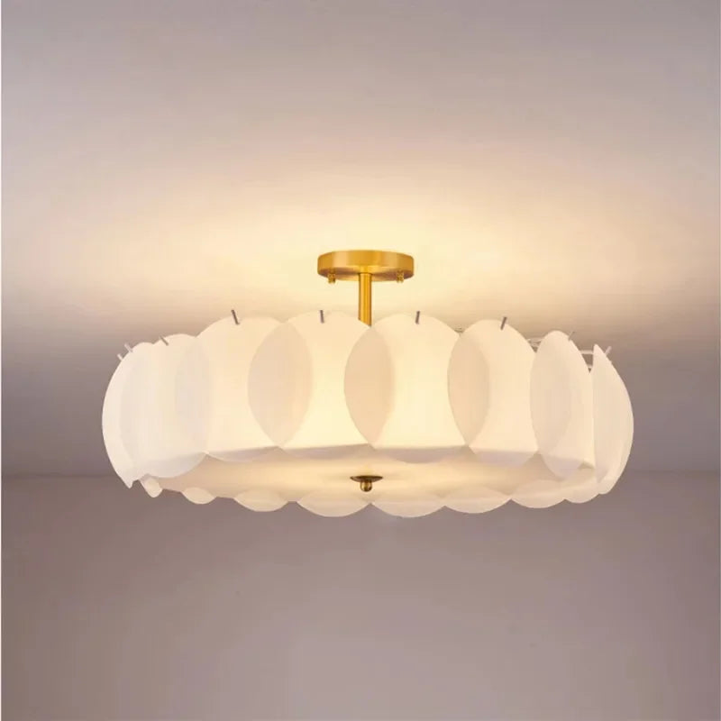 lustre de luxe en verre rond 2022 pour éclairage décoratif - vue 7 sur 9