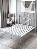Modern minimalist hotel rental room, 1.8-meter single and double bed, wrought iron bed