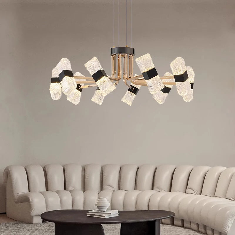 lustre décoratif design éclairage intérieur fantaisie