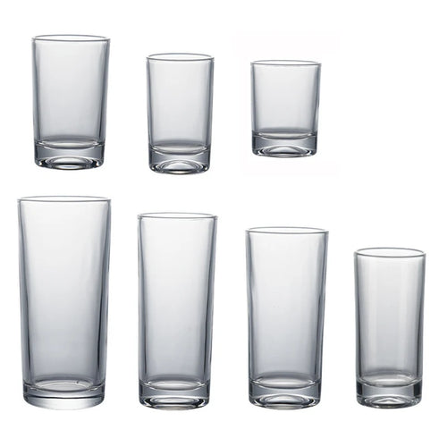 Verres cocktail design épuré plusieurs contenances résistants chaleur