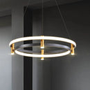 lustre led nordique anneau suspension lumière décorative