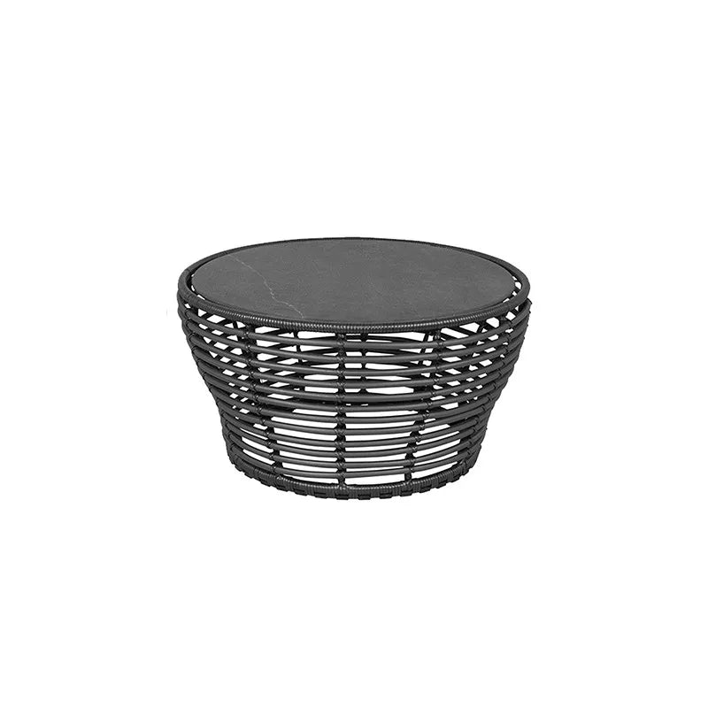 canapé extérieur en teck avec table basse et lit - vue 18 sur 24