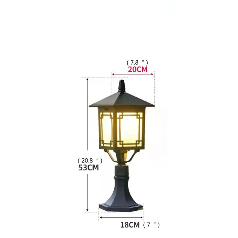 lampe de jardin extérieure led étanche design contemporain pour villa - vue 29 sur 47
