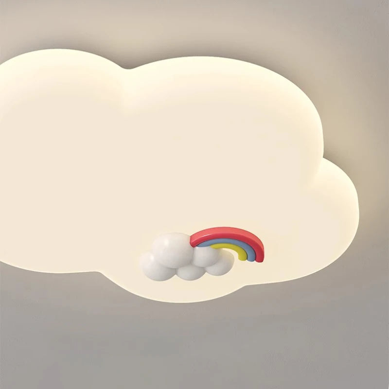 plafonnier nuage créatif pour chambre d'enfant chaleureuse - vue 6 sur 13