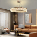 Lustre rond LED plafonnier intérieur lampara De Techo plafonnier De luxe 	 pour la saison pour la décoration intérieure