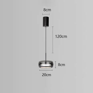 Designer pendant light for modern indoor lighting