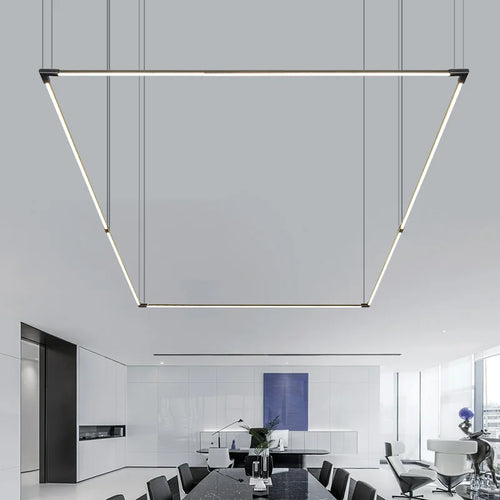 Nordic minimalist chandelier for modern restaurant and bar - vue 4 sur 15