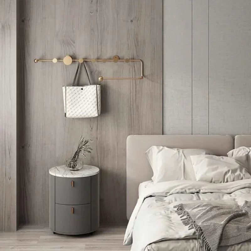 porte-vêtements et chapeaux de luxe nordique décoratif mural