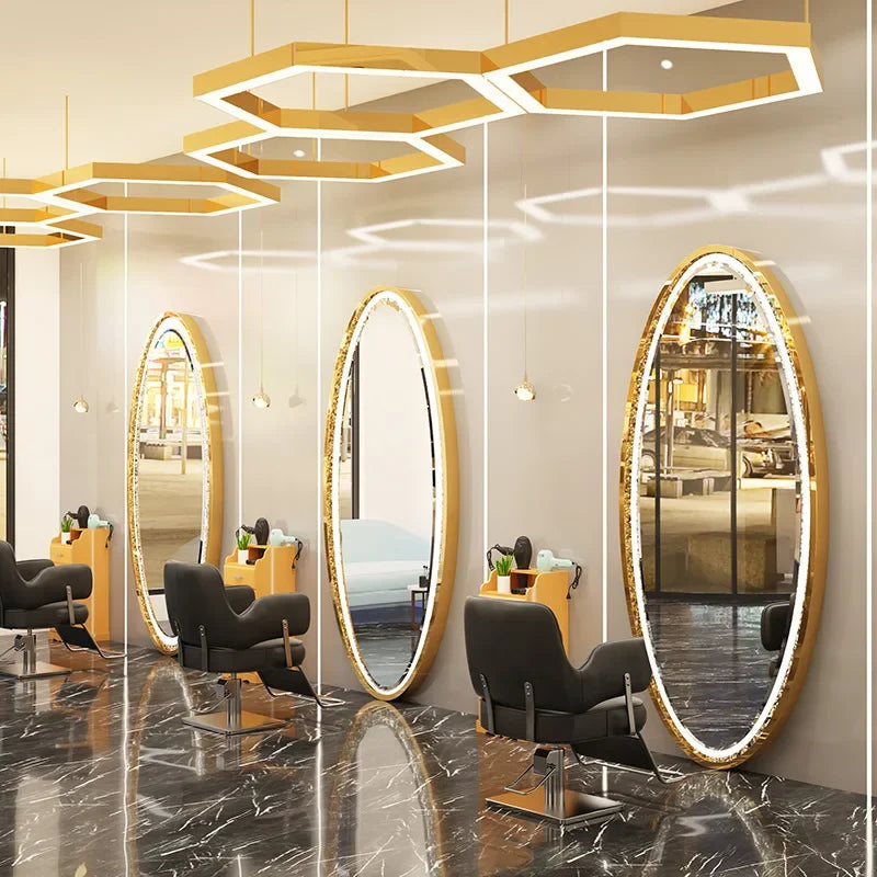 miroir lumineux moderne créatif en forme d'œuf - vue 5 sur 6