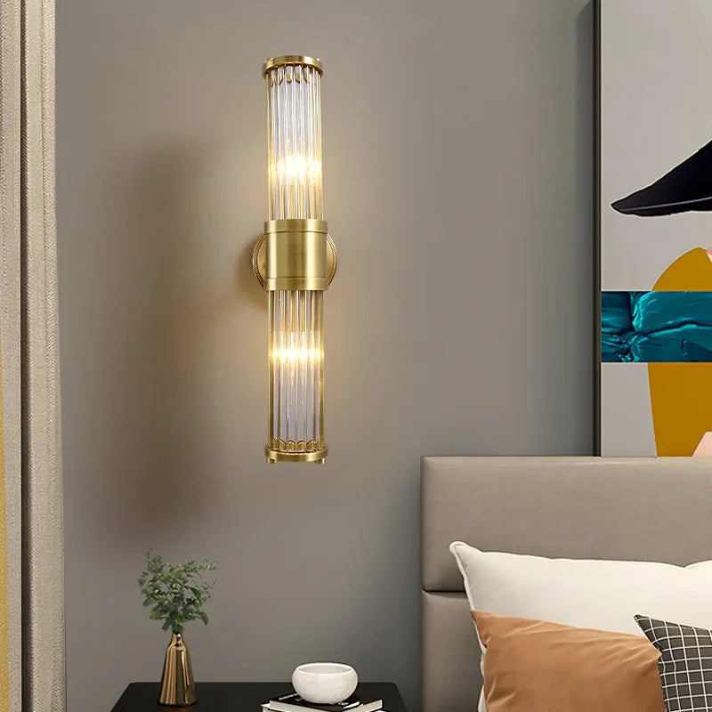 applique murale en cristal à rayures chromées et noires pour intérieur - vue 3 sur 11