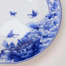 Assiettes poisson porcelaine jingdezhen style chinois floral