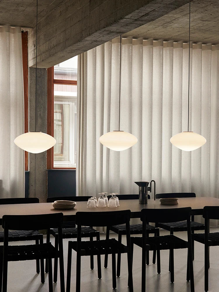 lustre en verre pour restaurant et hôtel décor antique - vue 6 sur 8