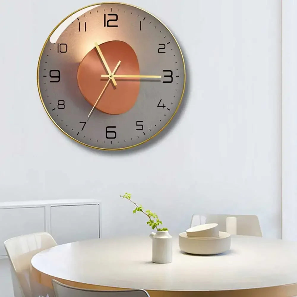 horloge murale en verre design moderne créatif pour décoration intérieure - vue 7 sur 18