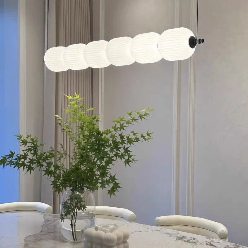 lustre led nordique pour décoration de maison suspendue - vue 7 sur 9