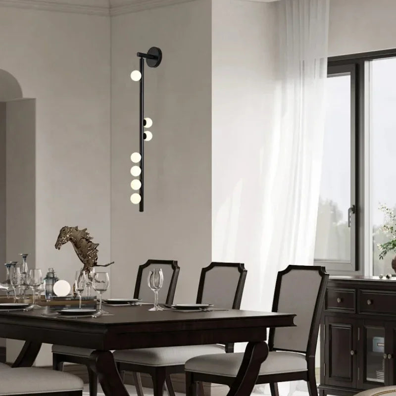 Applique murale led boule de verre moderne pour hôtel - vue 7 sur 8