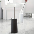 Toilet Brush, Household No Dead Corner Stainless Steel Long Handle Squat Toilet Cleaning Brush Set Toilet bowl scrubber Bathroom